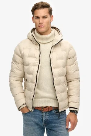 Superdry Herren Kurze Steppjacke