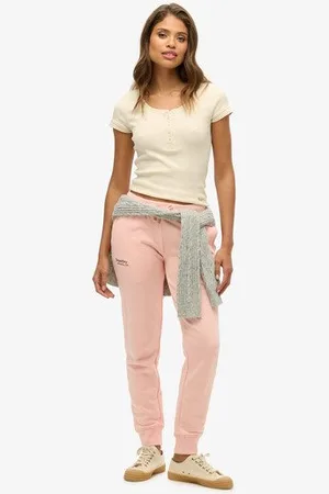 Superdry Damen Essential Jogginghose mit Logo