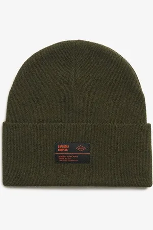 Superdry Damen Surplus Beaniemütze aus Strickgewebe