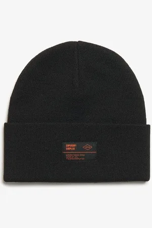Superdry Damen Surplus Beaniemütze aus Strickgewebe