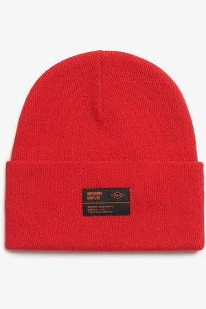 Superdry Damen Surplus Beaniemütze aus Strickgewebe