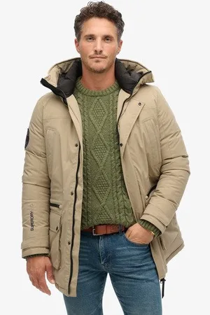 Superdry Herren Wattierter City Parka