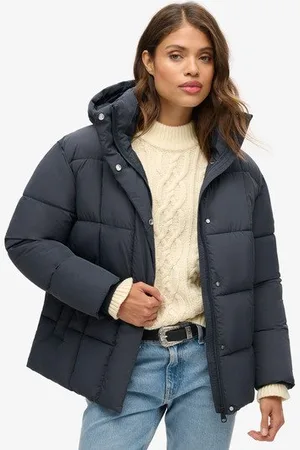 Superdry Damen Montpellier-steppmantel