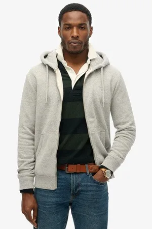 Superdry Herren Kapuzenjacke aus Bio-baumwolle mit Gesticktem Vintage Logo