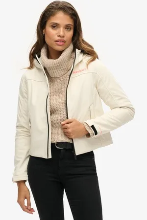 Superdry Damen Code Trekker Softshell-kapuzenjacke