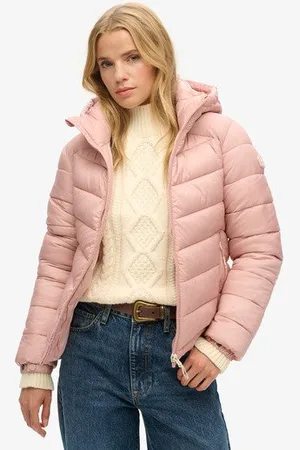 Superdry Damen Fuji Steppjacke mit Kapuze