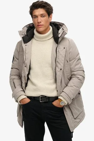 Superdry Herren Wattierter City Parka