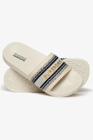 Superdry Damen Vegane Gewebte Badesandalen