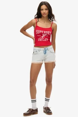 Superdry Damen Hot Jeansshorts