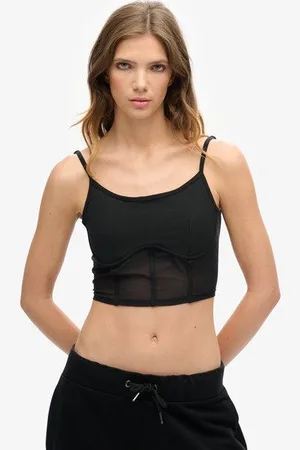 Superdry Damen Sport Tech Korsett-oberteil