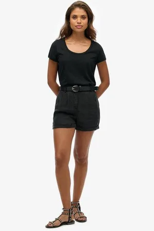 Superdry Damen Cupro-shorts
