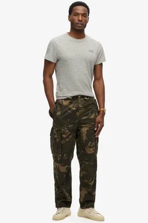 Superdry Herren Weit Geschnittene Parachute Hose, Größe: 30/32