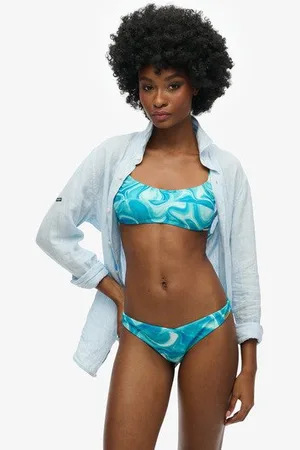 Superdry Damen Raffinierte Bikinihöschen mit Print