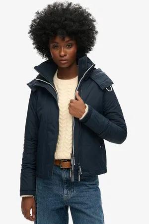 Superdry Damen Pop Arctic Sd-windcheater mit Kapuze und Reißverschluss
