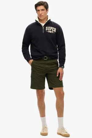 Superdry Herren Heavy Cargo-shorts aus Bio-baumwolle, Größe: 32