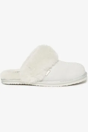 Superdry Damen Pantoletten aus Wildleder