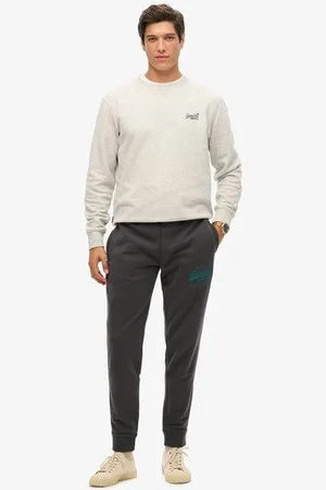 Superdry Herren Klassische Vintage Jogginghose mit Logo-grafik