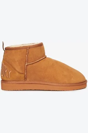 Superdry Damen Sherpa-Ministiefel aus Wildleder, Größe: 5-6
