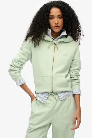 Superdry Damen Essential Kapuzenjacke mit Logo