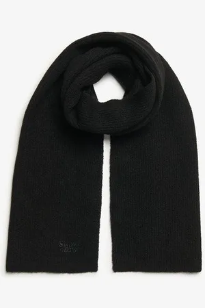 Superdry Damen Weicher Rippstrickschal