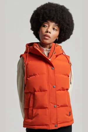 Superdry Damen Vintage Everest Kapuzenweste