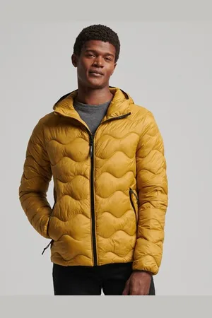 Superdry Herren Leichter Steppmantel Mit Kapuze Gesteppt, Größe: XS