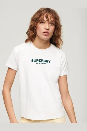 Superdry Damen Sport Luxe T-shirt mit Grafik