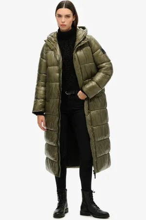 Superdry Damen Steppmantel, Größe: 40