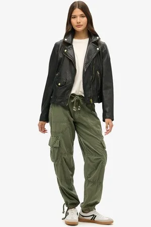Superdry Damen Leichte Strand-cargohose