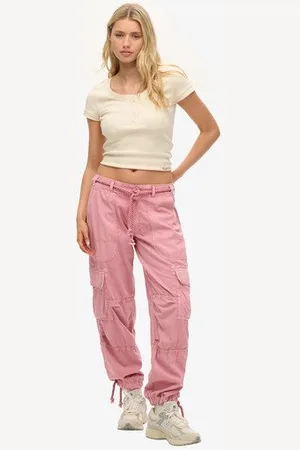 Superdry Damen Leichte Strand-cargohose