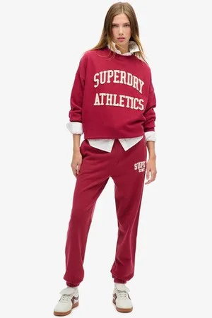 Superdry Damen Athletic Essentials Boyfriend-jogginghosen