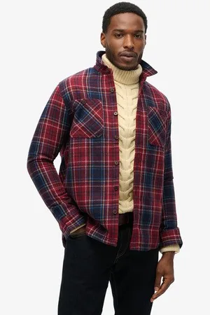 Superdry Herren Rot und Schwarz The Merchant Store