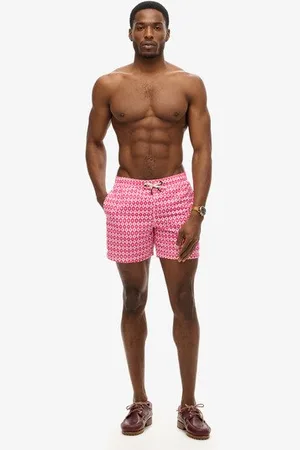 Superdry Herren 15-Zoll Badeshorts aus Recyceltem Material mit Print