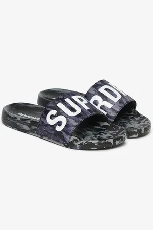 Superdry Herren Core Badesandalen mit Tarnmuster