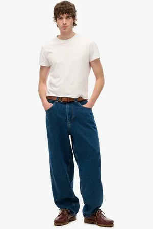 Superdry Herren Kultige Baggy-jeans im 90er-Jahre-Stil