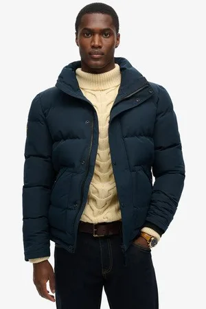 Superdry Herren Kurze Everest Steppjacke