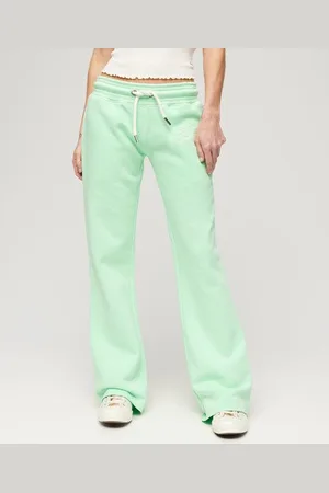 Superdry Damen Neon Vintage Logo Jogginghosen mit Niedriger Leibhöhe und Schlag