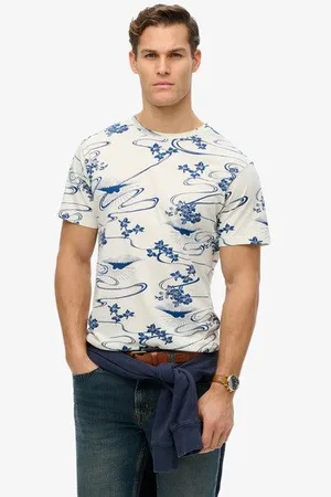 Superdry Herren Klassisches Essential T-shirt mit Print