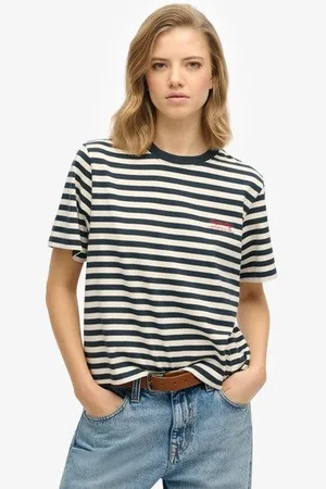Superdry Damen Einfarbiges Country Club T-shirt