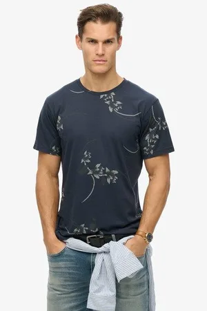 Superdry Herren Klassisches Essential T-shirt mit Print