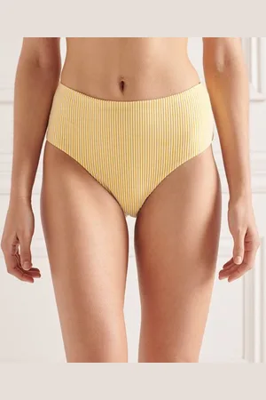 Superdry Damen Bikinihöschen mit Hohem Bund