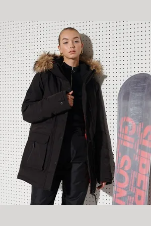 Superdry Damen Sport Everest Snow Daunenparka