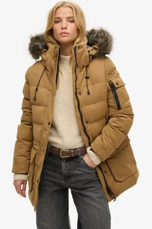 Superdry Damen Mikrofaser Expedition Parka