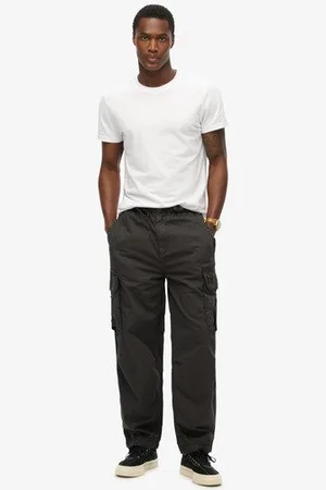 Superdry Herren Weit Geschnittene Parachute Hose