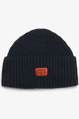 Superdry Damen Workwear Beaniemütze aus Strickgewebe