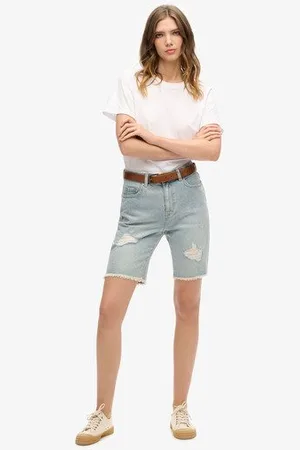 Superdry Damen Bermuda Boy Shorts