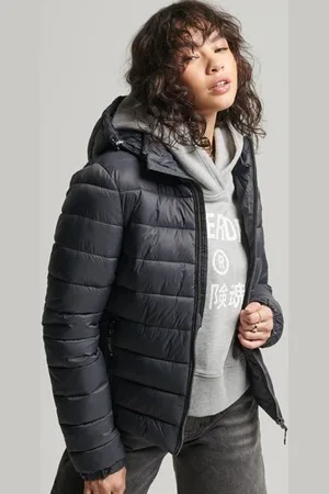 Superdry Damen Klassische Fuji Steppjacke