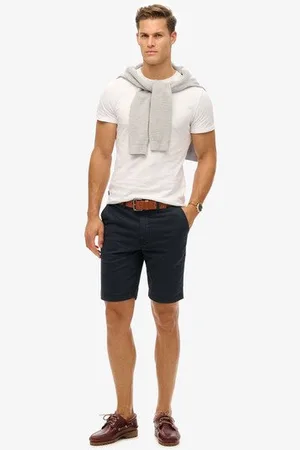 Superdry Herren Officer Chinoshorts, Größe: 34