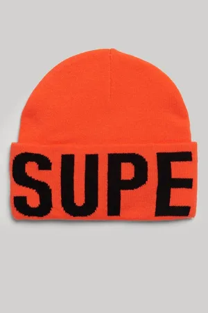 Superdry Damen Strickmütze mit Logo