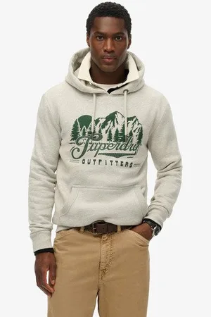 Superdry Herren Outfitters Kapuzenjacke
